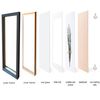 Houstimi Solid Wood Shadow Box Frame 8x8 Black Picture Frames 3D Deep Box 2 Pack Small Shadow Box Display Case Internal Depth 0.6 inches for Wall Or Tabletop
