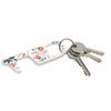 Touchie No Contact Tool Keyring Floral