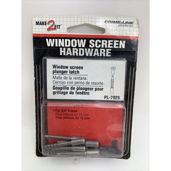 Prime-Line PL7925 Black Metal Window Frame Fasteners 1-1/2 L x 7/16 W in.