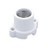 ELPA Round Reception Bulb Socket Lighting 300V_6A E26 White SB-2617H(W)