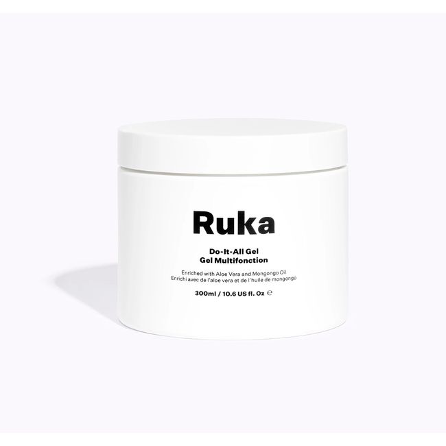 Ruka Hair Hold Do It All Gel, Light Hold, Hydration Boosting Curl Defining Styling and Twisting Gel, Aloe Vera & African Mongongo Oil, Designed for Kinky, Coily, Curly & Wavy Hair - 300ml
