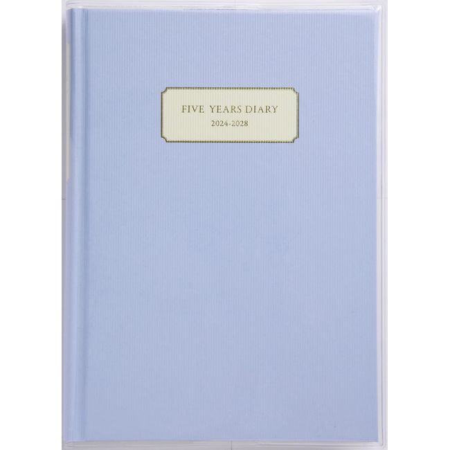 Takahashi Shoten Notebook, 2024 A5, New Diary for 5 Years Horizontal Line No.22 (Begins January 2024)