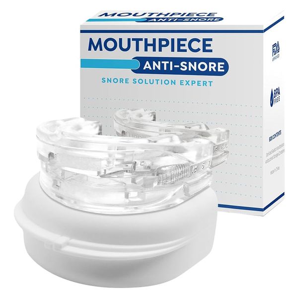 ZOYDP Sleep Apnea Devices, Anti Snoring Devices, Sleep Apnea Mouth Guard, Snoring Aids for Men, Anti Snore Mouth Guard, Snoring Mouth Guard, Adjustable Anti Snoring Mouthpiece for Men and Women