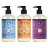 MRS. MEYER'S CLEAN DAY Liquid Hand Soap Variety Pack, 1 Rain Water Scent, 1 Oat Blossom Scent, 1 Plum Berry Scent (3 CT) (Hand Soap)