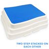 Anti Slip Half Step Platform Bath Step Stool Stack-able Safety Aid by Crystals®