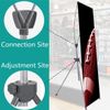 NEW Premium X Banner Stand Adjustable Sizing from 24"x72" (WxH) (STAND ONLY)
