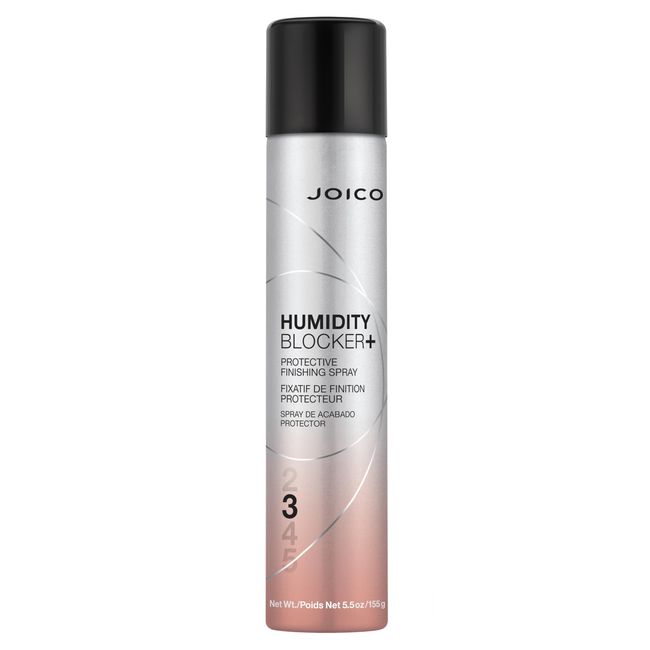 Joico Humidity Blocker+ Protective Finishing Spray | For Most Hair Types | Protect Against Heat, Humidity, & Pollution | Boost Shine | Eliminate Static | Reduce Frizz | Paraben & Sulfate Free | 180mL