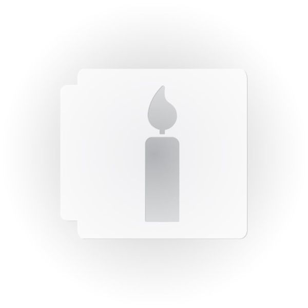 Candle 783-C963 Stencil (11 inch)