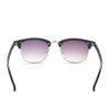 Gudzws Sun Reading Glasses Full Gradient Gray Light Darkness Half Eyebrow Unisex