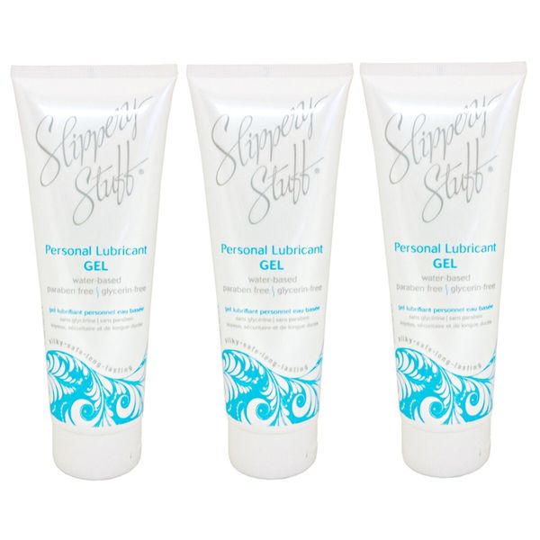 3PK Slippery Stuff Gel Water Based Personal Lubricant 8 Fl.Oz / 237 ml