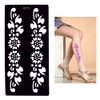 glaryyears 7 Sheets Flower Pendant Henna Tattoo Stencil Temporary Hollow DIY Drawing Body Makeup