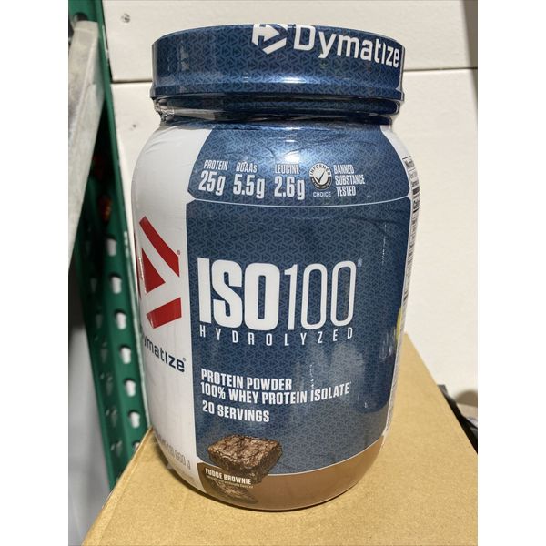 Dymatize Nutrition ISO-100 Fudge Brownie 1.45 lbs 11/25