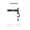 Ulanzi LS26 Low Profile Microphone Arm with Cable Channels Desk Clamp