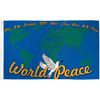 World Peace Map Flag 3x5ft Peace Flag World Peace Flag