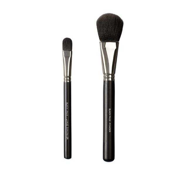 VEGAN LOVE schwarz Faux Brush Set Duo BKF69, 2 Stück