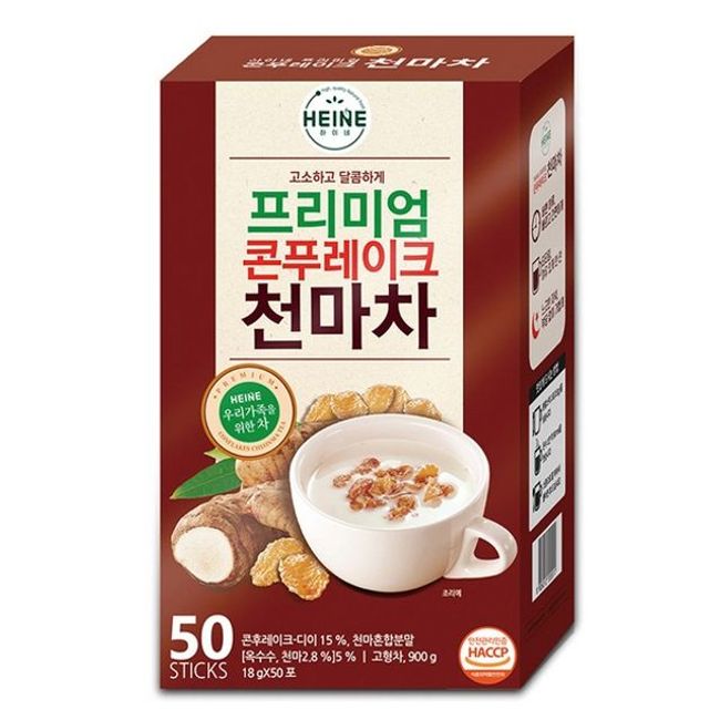 Heine Premium Corn Flakes Cheonmacha 18gx50T Heine, 18g