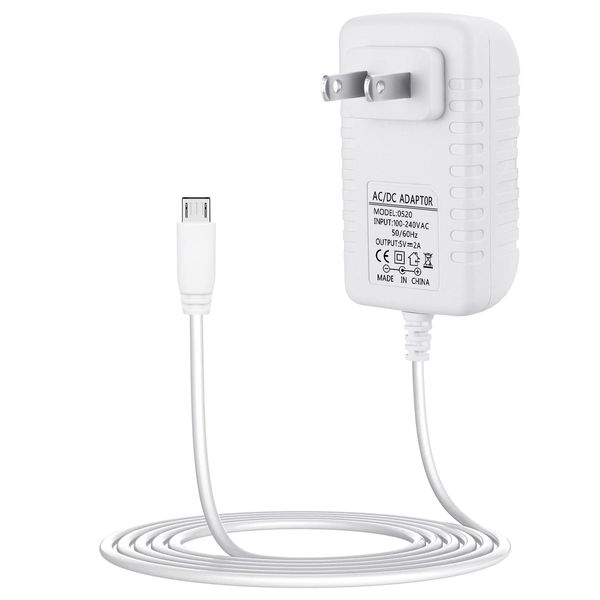 Charger Replacement for Owlet, Eufy, Motorola, VTech, VAVA Baby Monitor, Power Cord with 6.6 ft Cable