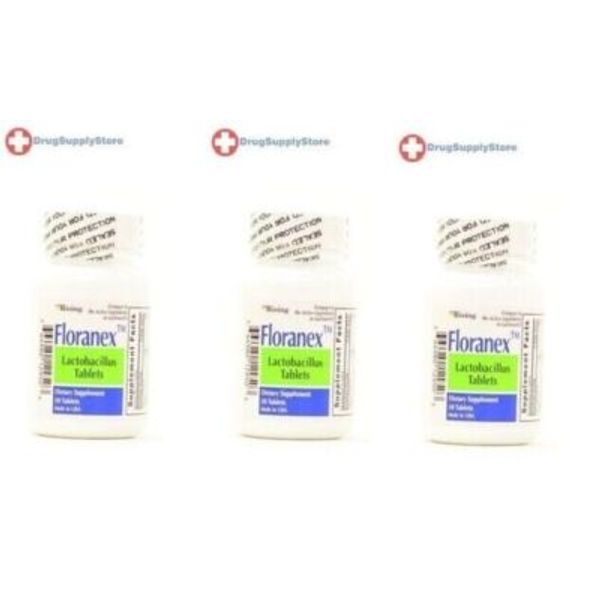 Floranex Lactobacillus Tablets 50 Counts x 3 Counts