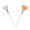 Facial Mask Brushes, 2 Pcs Fan Mask Brush, Soft Facial Mask Applicator, Makeup Brushes, for Cosmetic Tools for Girls Ladies