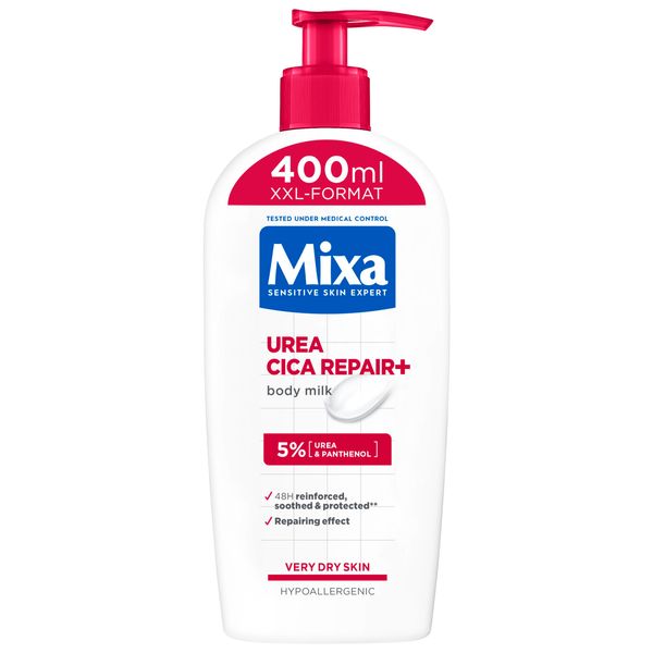 Mixa Cica-Repair Bodylotion für empfindliche, extrem trockene und rissige Haut, 400 ml