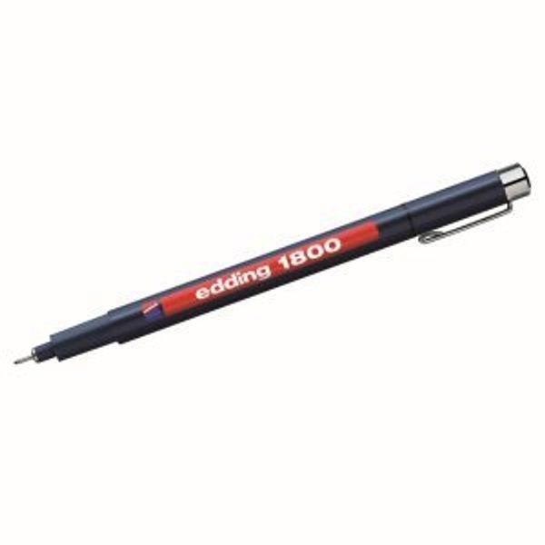 Edding 1800 Profipen Black Hood 10pc (S)