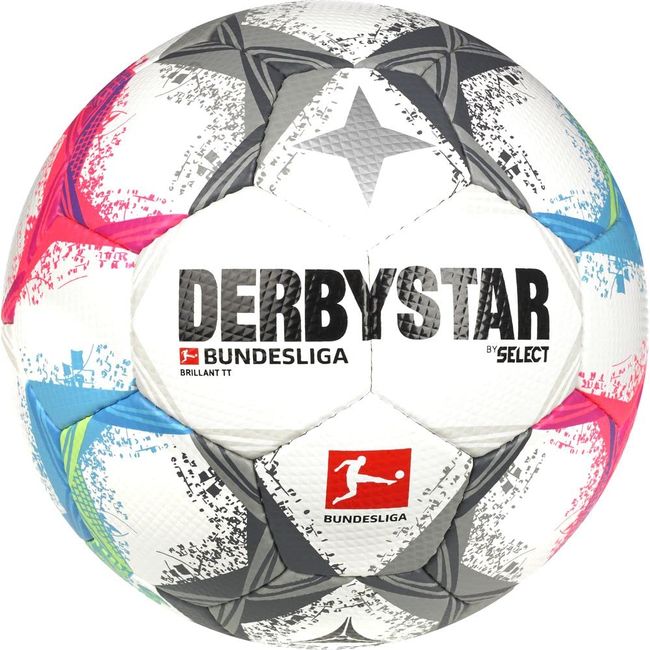 DERBYSTAR Soccer Ball, No. 5 Ball, BUNDESLIGA BRILLANT TT FIFA BASIC Approved Ball, Junior High School Students, For Working People