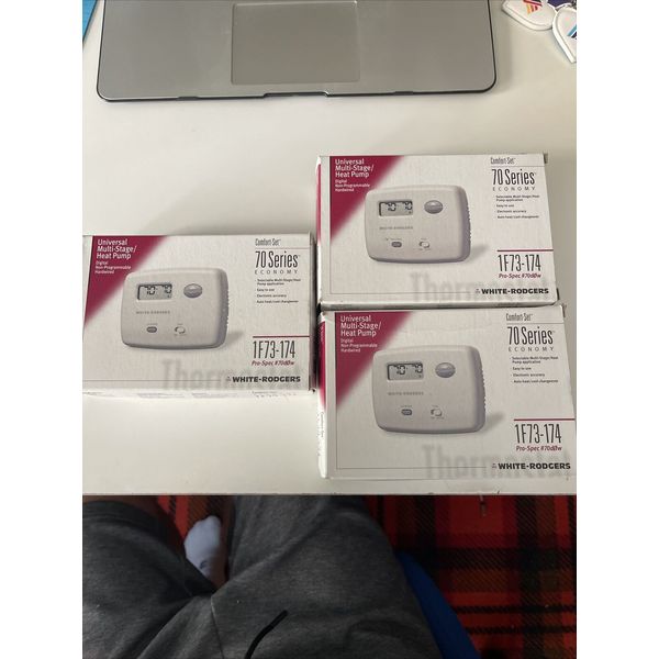 (3) White Rodgers 70 Series Non-Programmable Thermostat 1F73-174 *BRAND NEW!*