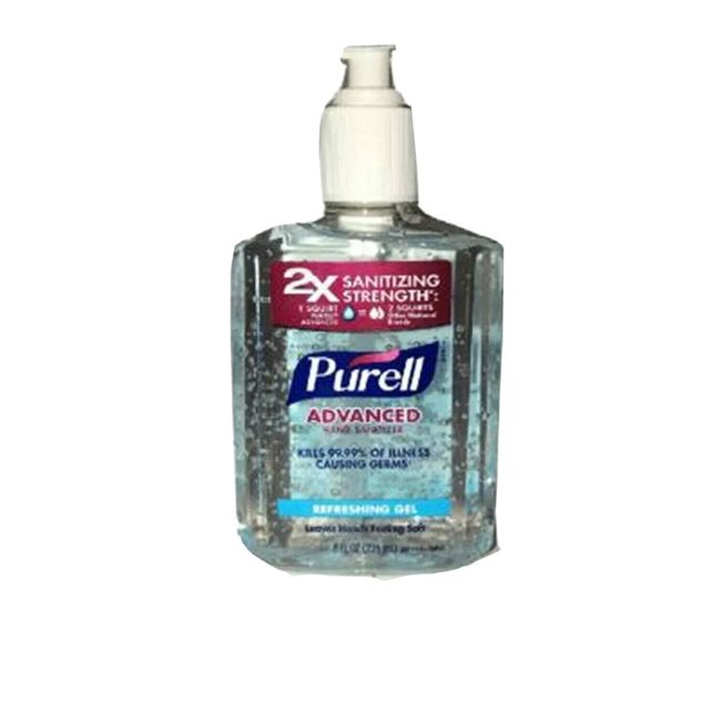 Purell Advanced Refreshing Hand Sanitizer Gel-1 ea 8oz Blt-SHIPS N 24HR-MADE USA