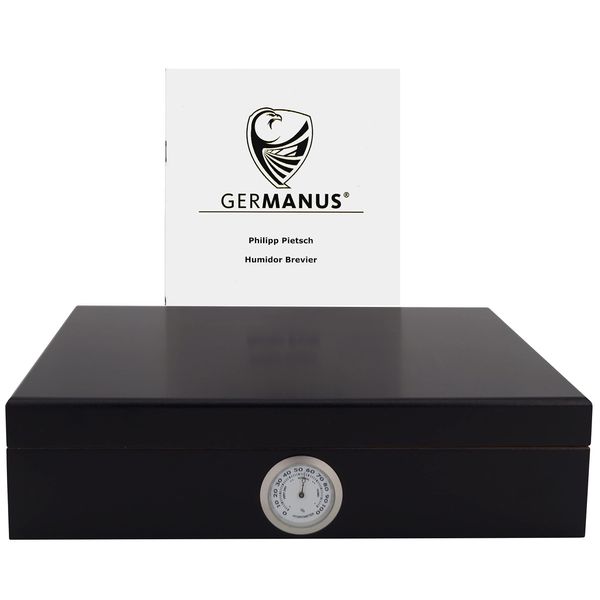 GERMANUS Humidor Movella II for 30 Cigars - Black