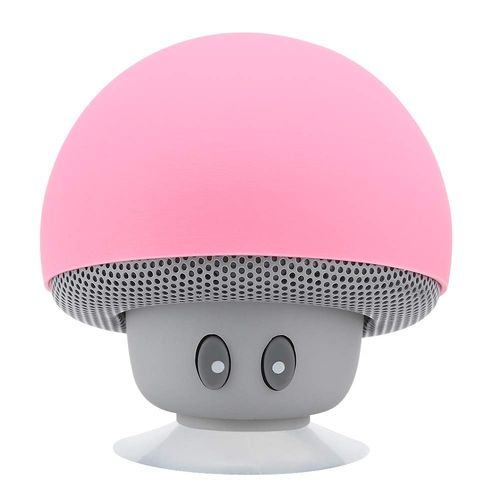 Speaker, Mini Portable Bluetooth3.0 Mushroom Speaker, Noise Reduction Subwoofer with Suction Cup Function for Family, Friends, Kids
