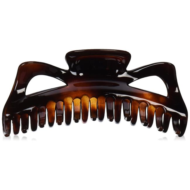 Caravan Jumbo Hair Claw in Tortoise Shell Color of Celluloid Acetate