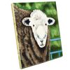 Benaya Hand Crafted 8" Art Trivet Tile Sheepish Look