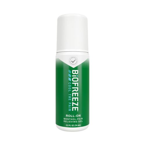Biofreeze Roll On Pain Relief, Knee & Lower Back Relief, Arthritis Pain Reliever, Sore Muscle Relief, Neck Pain Relief, Cooling Joint Pain, FSA Eligible, Menthol Gel 2.5 Fl Oz