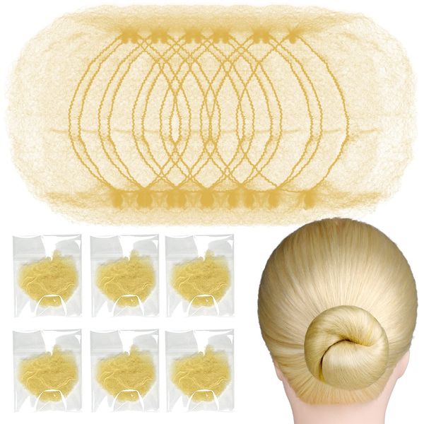 Kireida® Set mit 20 einzeln verpackten unsichtbaren Haarnetzen, Dutt Maker Set mit elastischem Rand, Mesh-Haarnetzen, Unsichtbare Haarnetze für langes und kurzes Haar