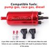 For 0580464070 Universal Inline High Pressure Fuel Pump Injection Pump W/ Clamp