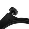 7" Nitrous Oxide Aluminum Single Bottle Bracket Anodized Black Mount