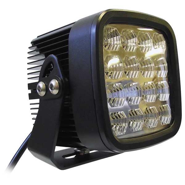9732C Square LED Work Light - 10-30 Volts DC - 3,200 Lumens - Single Stud Mount