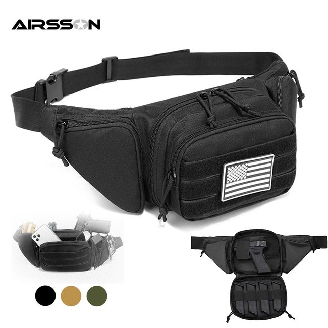  Tactical Molle Pouch Bag - EDC Utility Gadget Waist Bag Pack-  Camping Hiking Outdoor Gear - Cell Phone Holster Holder - Black : Sports &  Outdoors