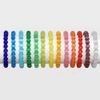 Hemasa Multicolor Cat Eye Stretchable Bracelet with Heart Charm Light Yellow