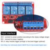 AOICRIE 4pcs 24V Relay Module 4 Channel Relay Board with Optocoupler Isolation Suport High/Low Level Trigger for Raspberry Pi