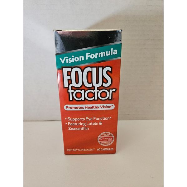 Focus Factor Vision Formula Promotes Healthy Vision 60 Capsules 5/2025