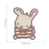 HKM 10231250 Patches, Fabric, White, One Size