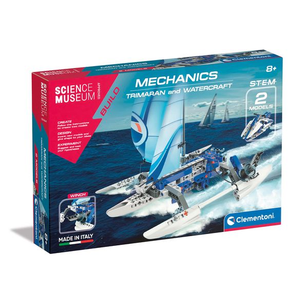 Clementoni 61767 Science Museum Mechanical Lab-Jet Ski & Catarman,Multicolor,4,5 x 27,6 x 18,8