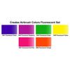 Createx Colors 5802-00 AB Airbrush Set, fluoreszierend