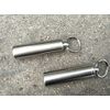 EKLOEN Stainless Steel Mini Waterproof Pill Case,Capsule Seal Case Holder Container for Outdoor Sports