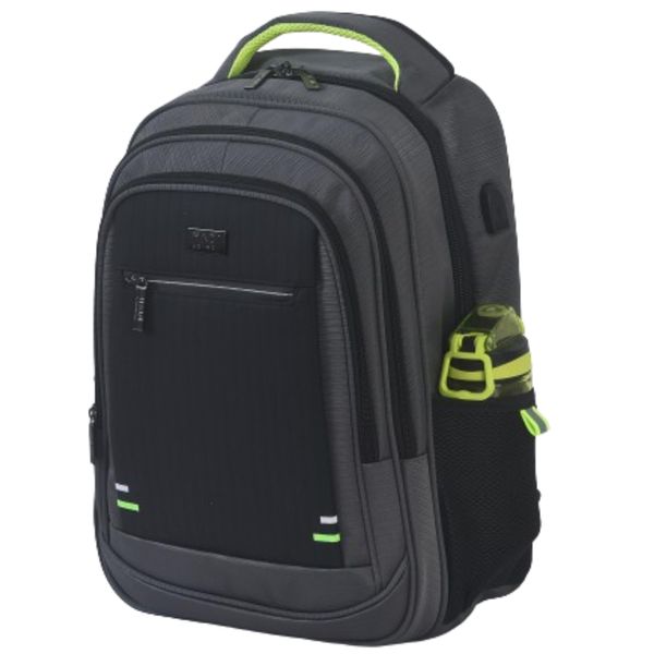 Waterproof Anti-Theft 40L Backpack | Stylish Travel Laptop and Camera Rucksack | USB Charging Port | Cabin Size backpack School Bag for Men, Women, Boys, and Girls (Grey)