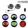 2pcs 3-inch Car Dynamic Devil Eyes Lights Car Remote Control Eyes Retrofit Kit