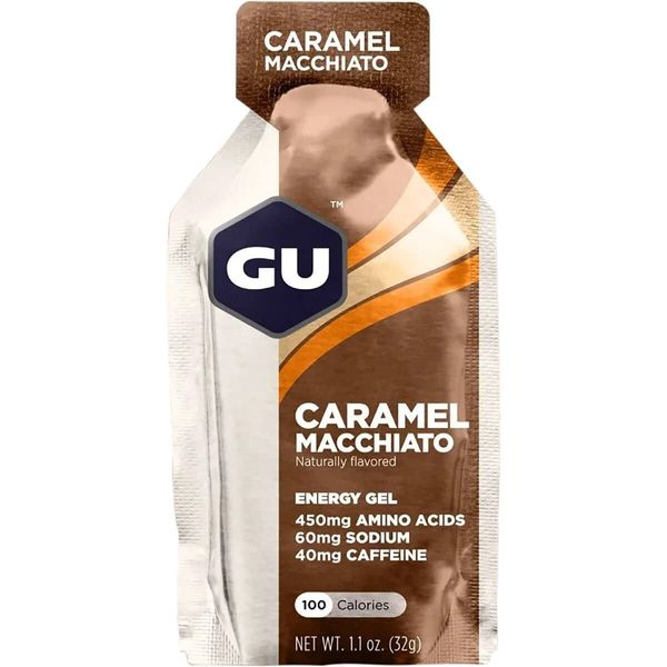 GU Energy Gel - 24 Pack Caramel Macchiato, 24 Pack