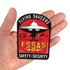 FLYING SAUCERS SAFETY AND SECURITY STICKER/FSSAS-E3 / CARTOON MASTER