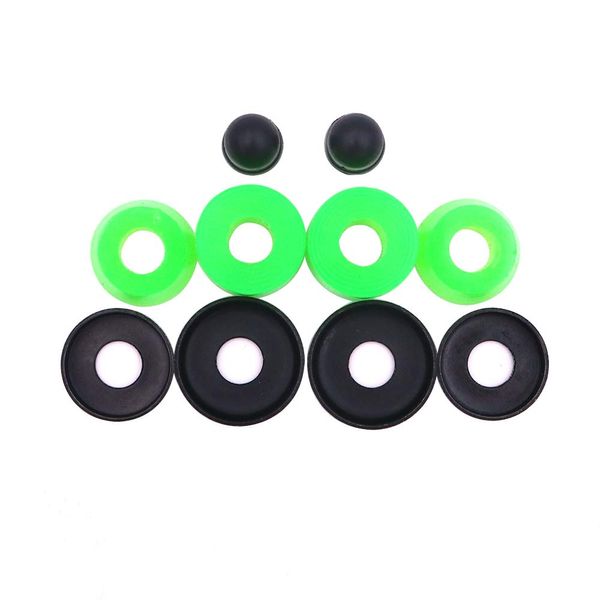 POFET Skateboard-/LKW-Umbau-Set, Buchsen, Unterlegscheiben, Drehscheiben, Stoßdämpfern, Polyurethan-Halterung, 1 Set optionale Farbe